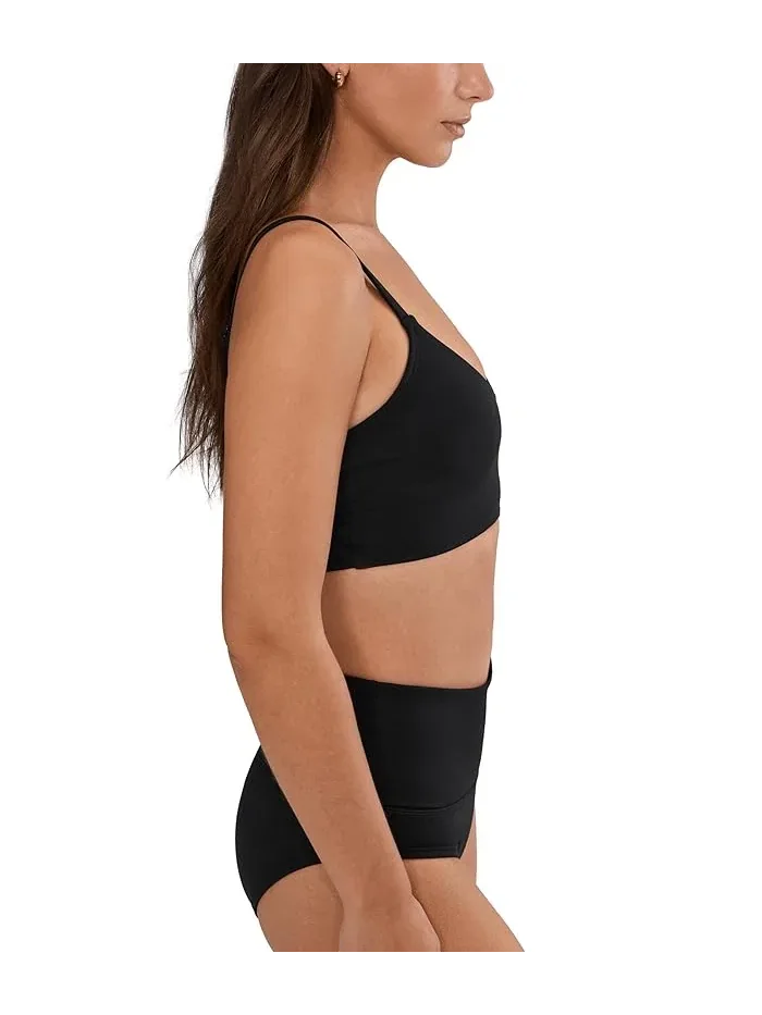 Купальник Nike Swim Effortless Essential V Neck Midkini — изображение 3 из 5, черный