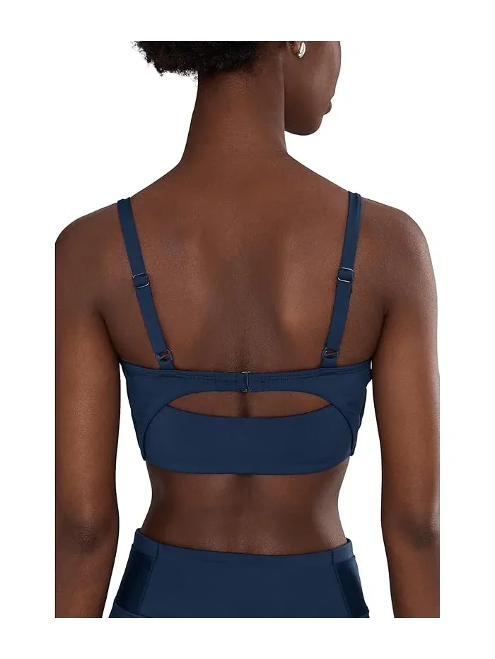 Купальник Nike Swim Effortless Essential V Neck Midkini — изображение 4 из 5, темно-синий