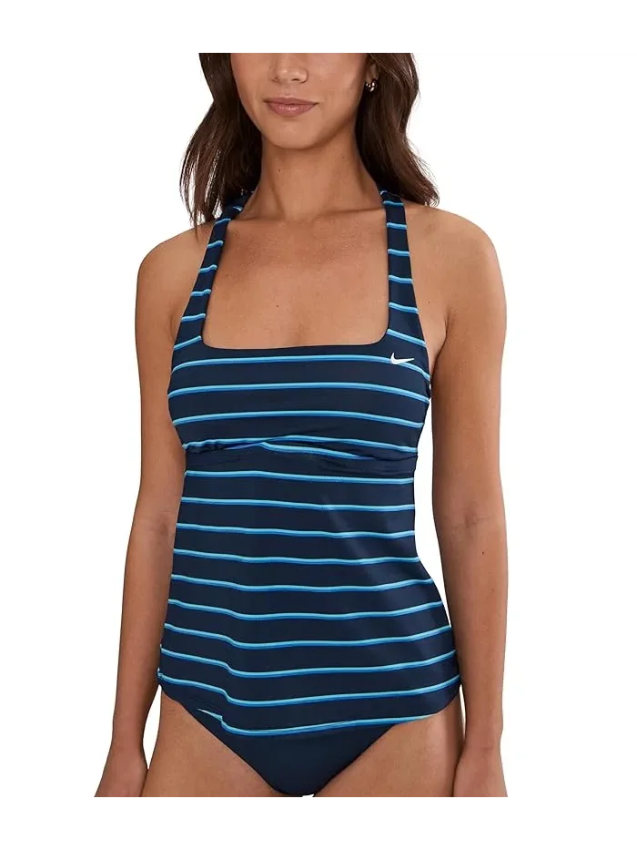 Купальник Nike Preppy Pinstripe Square Neck Tankini