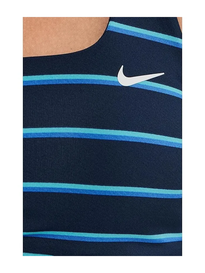 Купальник Nike Preppy Pinstripe Square Neck Tankini — изображение 5 из 5, темно-синий