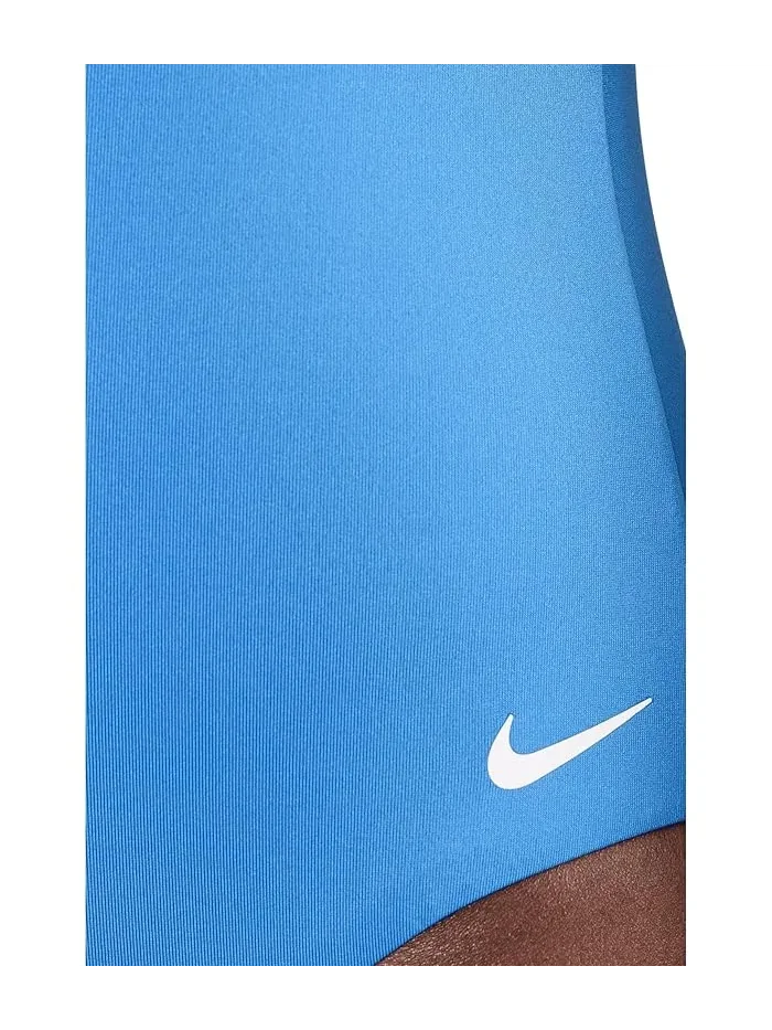 Купальник слитный V-образный вырез Nike — изображение 4 из 4, синий