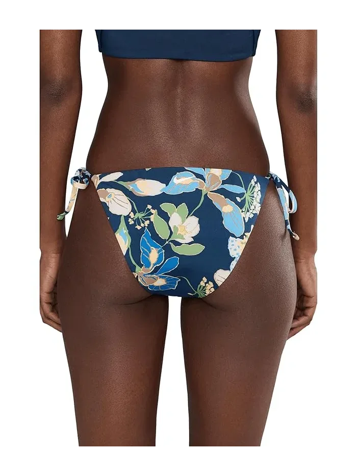 Купальник бикини с завязками Hot House Floral Tie String Nike — изображение 4 из 5, темно-синий