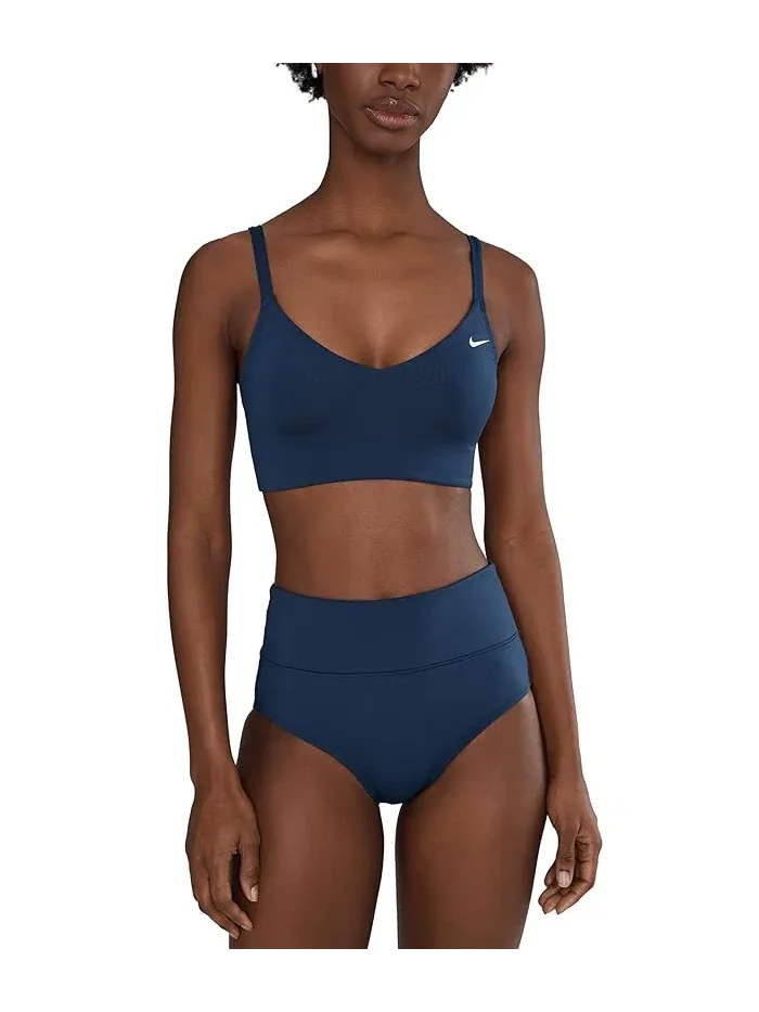 Купальник слитный высокая талия Effortless Essential Nike — изображение 2 из 5, черный