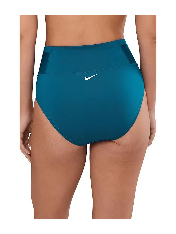 Купальник слитный высокий пояс Nike — изображение 2 из 3, мел