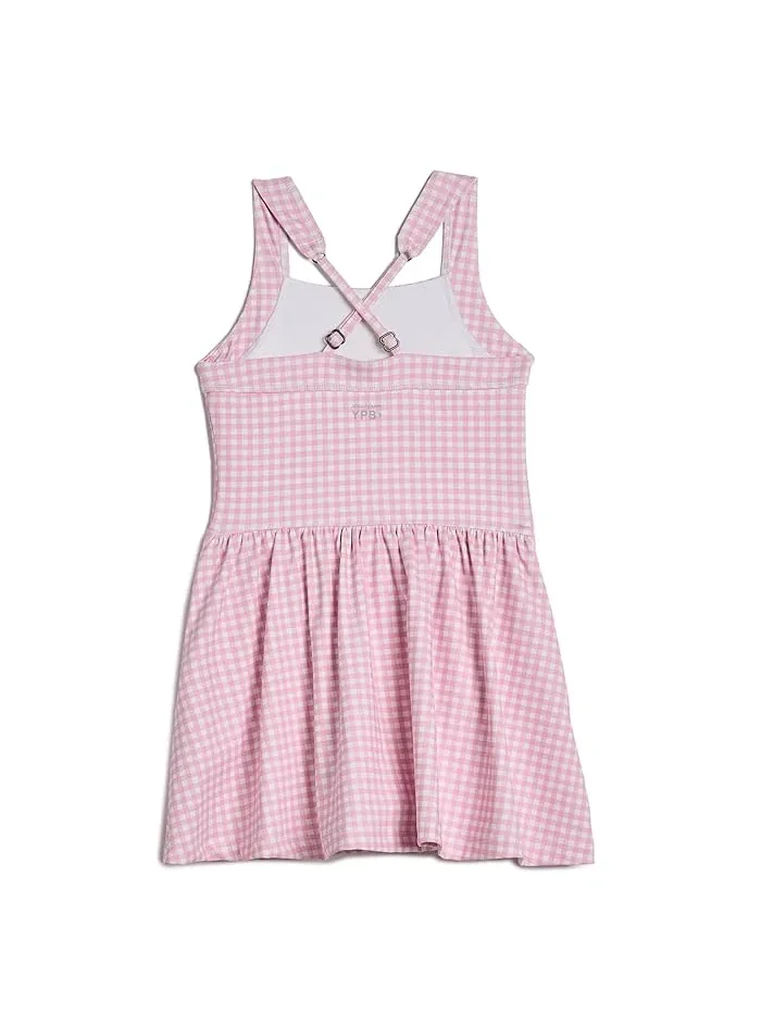 Платье мини с заниженной талией YPB abercrombie kids — изображение 2 из 3, розовый