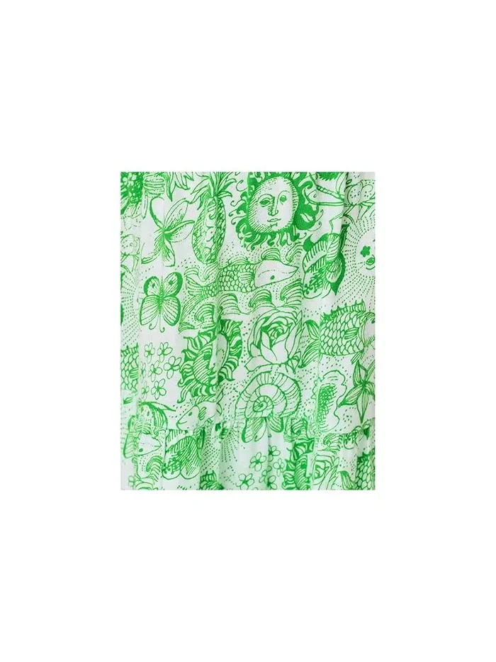 Платье мини с рукавами модель Mini Jilly Lilly Pulitzer Kids — изображение 4 из 4, белый