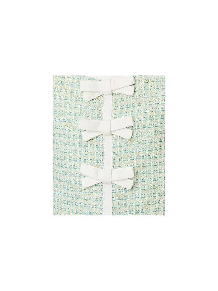 Платье A-line с бантами Mini Aria Shift Lilly Pulitzer Kids — изображение 3 из 3, цвет петрушки