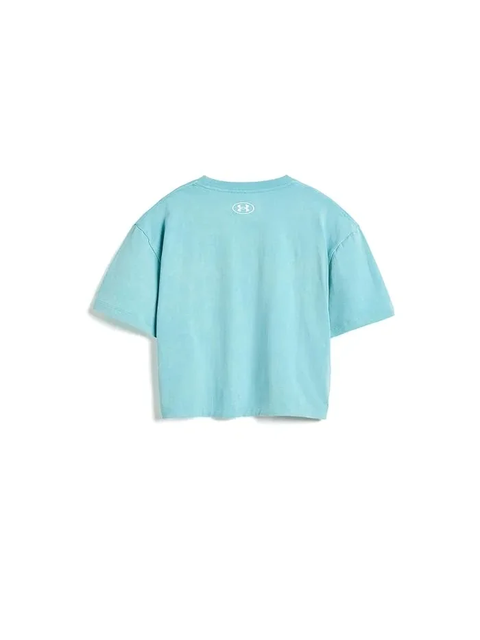 Футболка Rival Wash Under Armour Kids — изображение 2 из 3, синий/белый