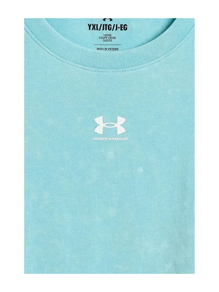 Футболка Rival Wash Under Armour Kids — изображение 3 из 3, синий/белый