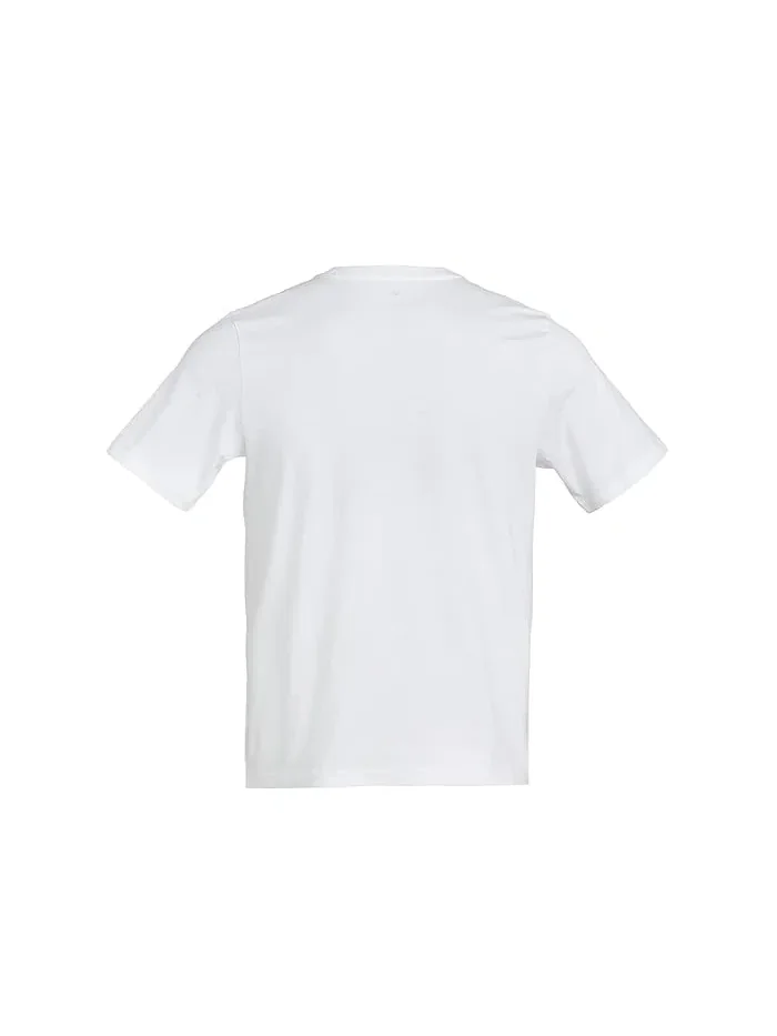 Футболка с логотипом Two-Color Logo Tee Adidas Kids — изображение 2 из 3, серый/мульти