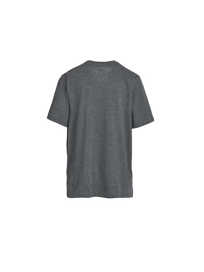 Футболка Collegiate Arch Heather Tee Adidas Kids — изображение 2 из 3, темный серый