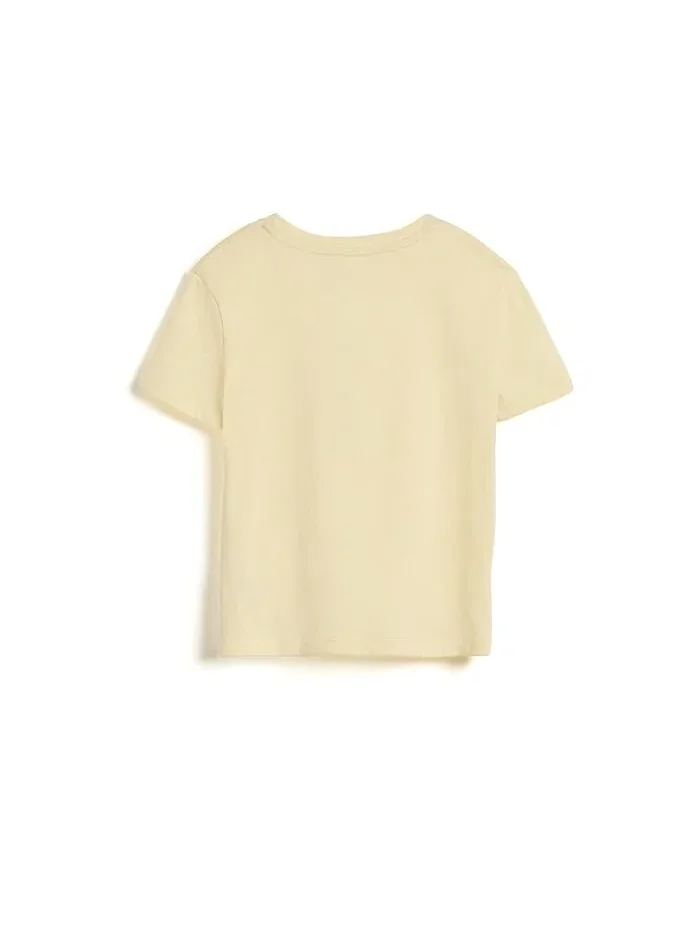 Футболка с фотографическим принтом Miami Beach Side Knot Tee abercrombie kids — изображение 2 из 3, анисовый цветок