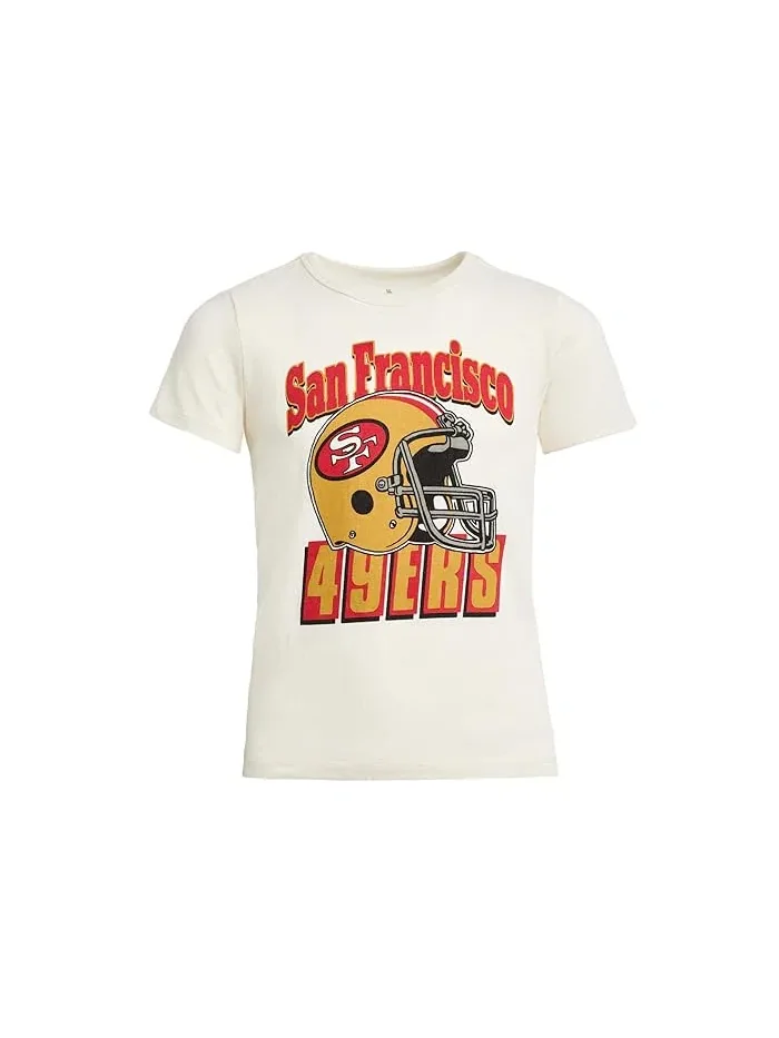 Футболка с принтом San Francisco 49ers NFL San Francisco 49ers Helmet Tee Junk Food Clothing Kids