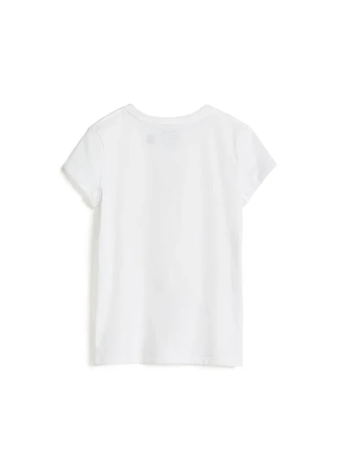 Футболка Polo Bear Cotton Jersey Polo Ralph Lauren Kids — изображение 2 из 3, белый