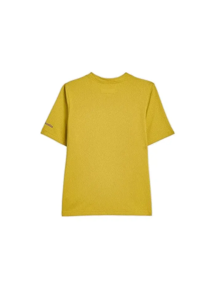 Футболка Columbia Kids Tech Trail Utility Short Sleeve Graphic Crew — изображение 2 из 3, мхлевой