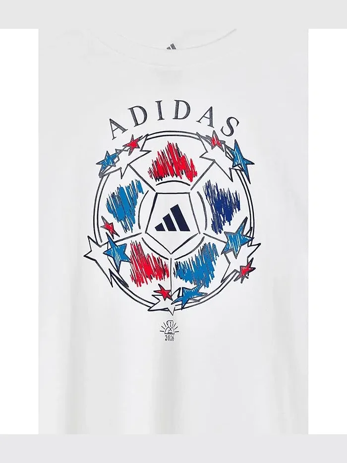 Футболка Usa Soccer Tee Adidas Kids — изображение 3 из 3, белый