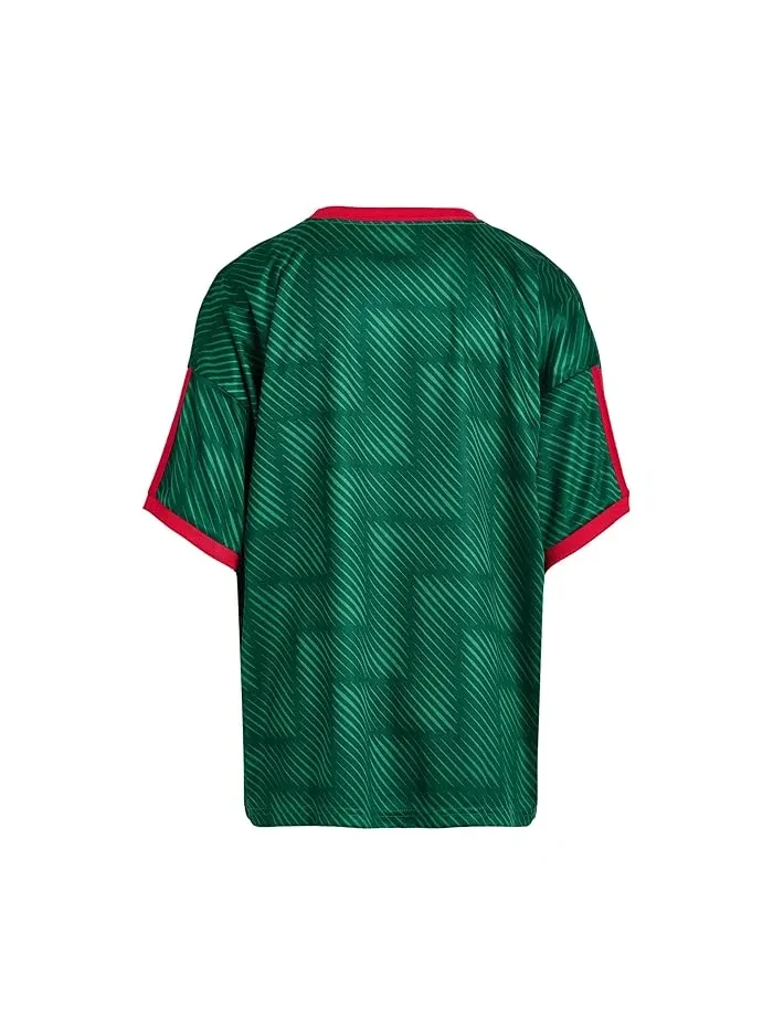 Футболка Aop World Soccer Top Adidas Kids — изображение 2 из 3, зеленый