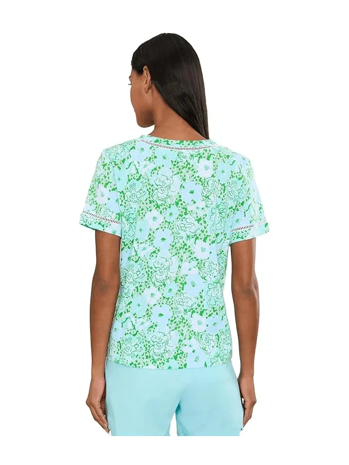 Топ кружевной Clairmont Lilly Pulitzer — изображение 4 из 5, мятный