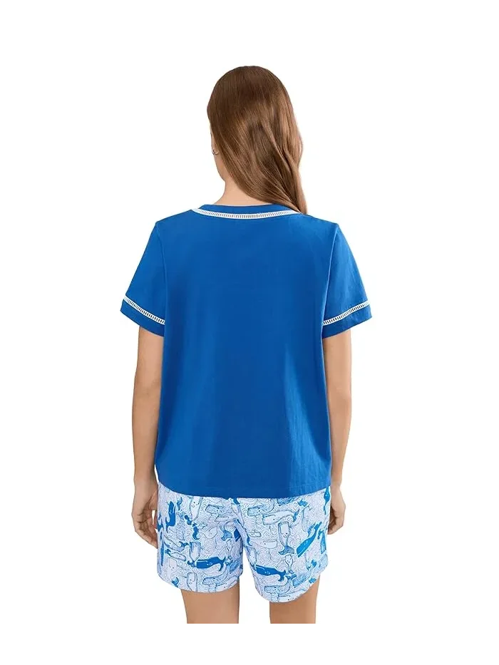 Топ с кружевной вставкой Clairmont Lilly Pulitzer — изображение 4 из 5, темно-синий