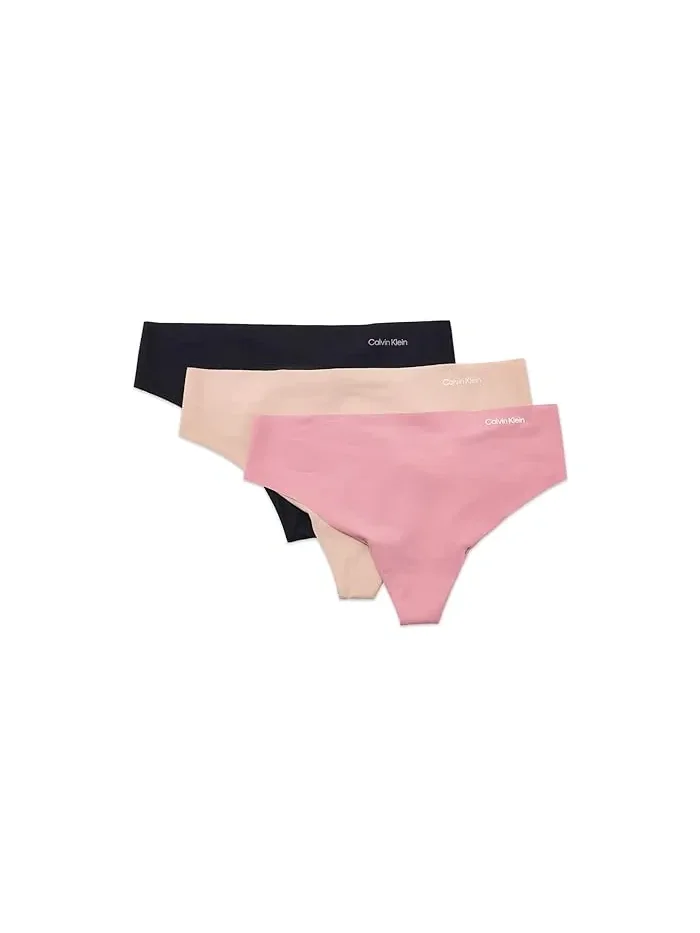 Трусы стринги Invisibles Microfiber Stretch 3-Pack Calvin Klein Underwear