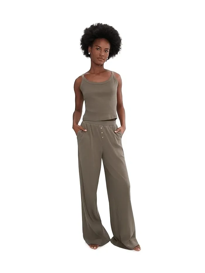 Топ Dream Rib Cami PACT — изображение 2 из 5, серый