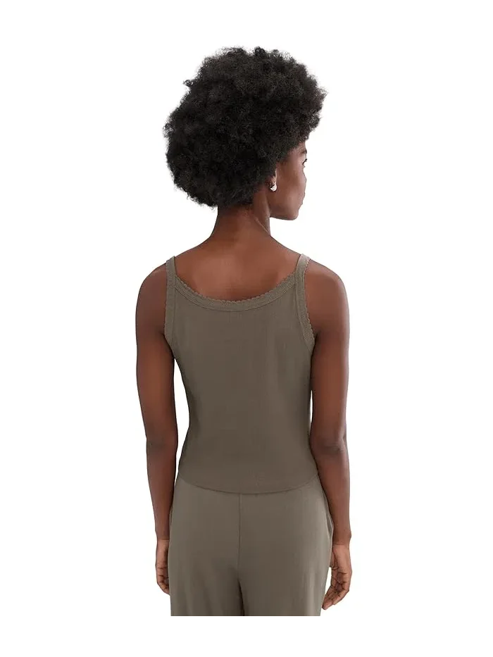 Топ Dream Rib Cami PACT — изображение 4 из 5, серый