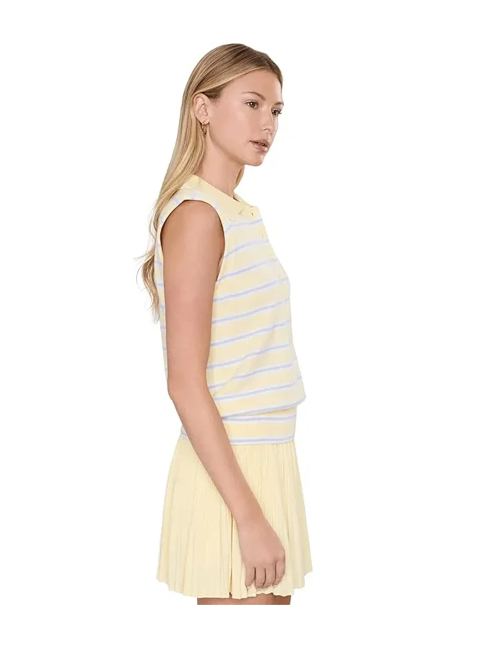 Майка-поло Varley Rue Polo Tank — изображение 3 из 5, синий