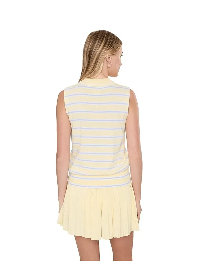 Майка-поло Varley Rue Polo Tank — изображение 4 из 5, синий
