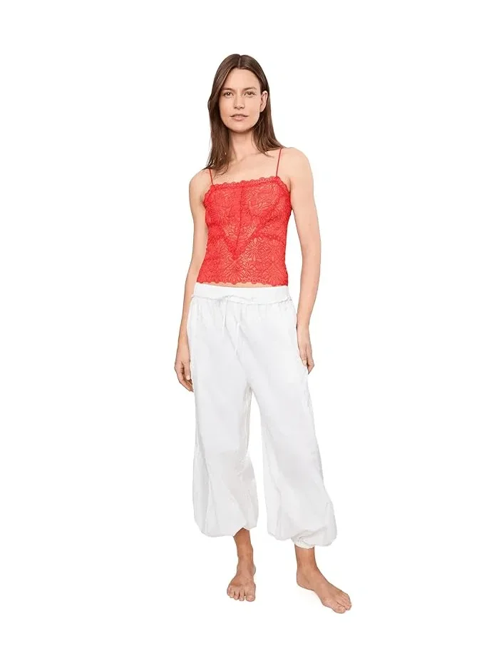 Топ кружевной Love And Lace Cami Free People — изображение 2 из 5, красный