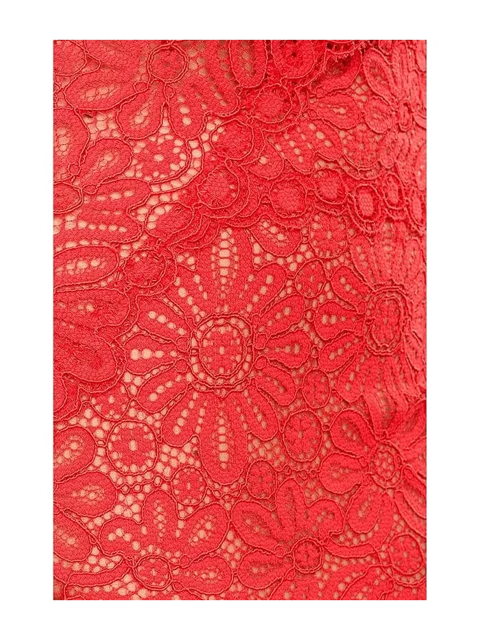 Топ кружевной Love And Lace Cami Free People — изображение 5 из 5, красный