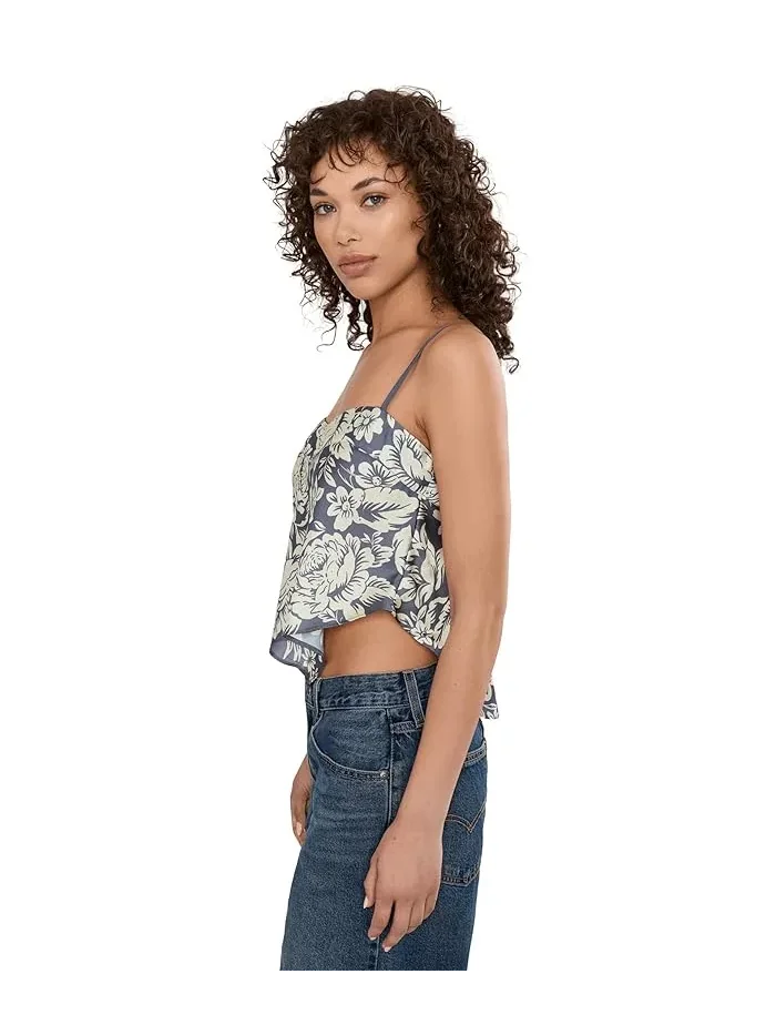 Топ Free People Might Be Something Printed Cami — изображение 3 из 5, серый