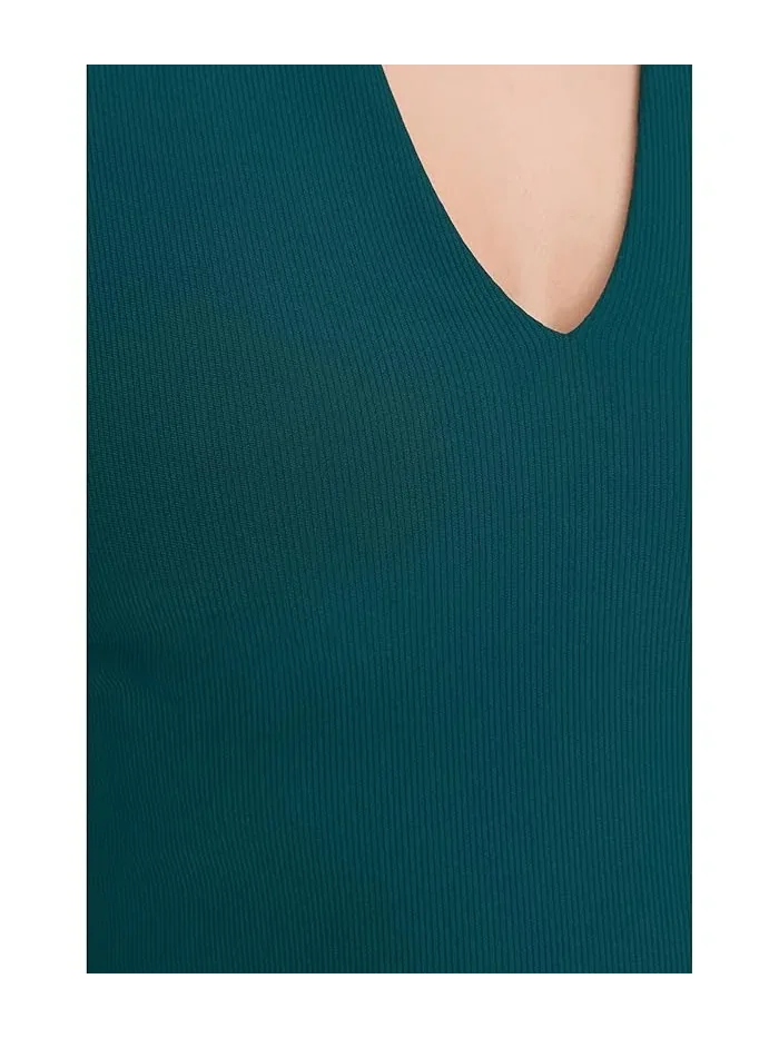 Топ Moveknit Rib Limitless TravisMathew — изображение 5 из 5, синий