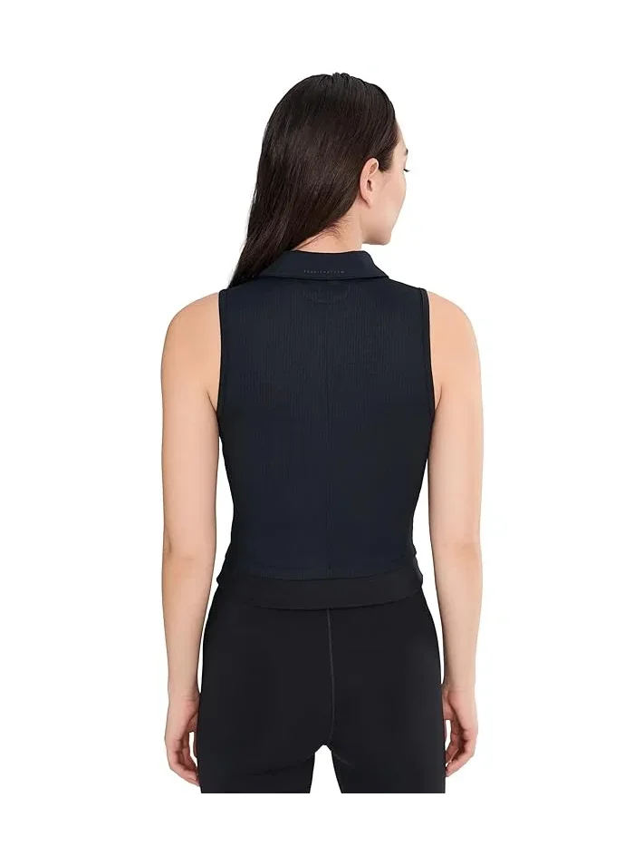 Топ TravisMathew Moveknit Rib SL Zip — изображение 4 из 5, черный