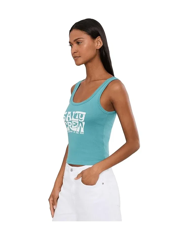 Топ майка Freestyle Tank Salty Crew — изображение 3 из 5, бирюзовый