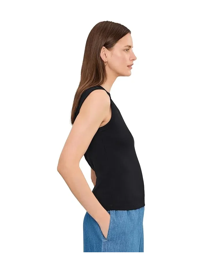 Топ Madewell The '90s Shell Tank — изображение 3 из 5, черный