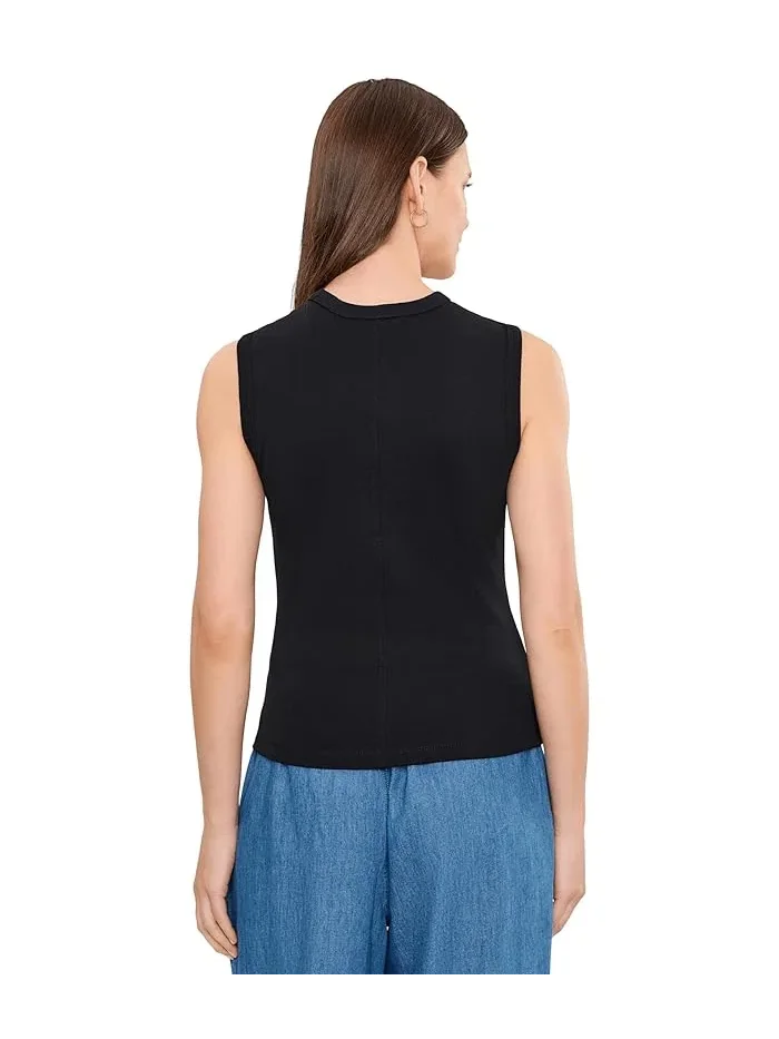 Топ Madewell The '90s Shell Tank — изображение 4 из 5, черный