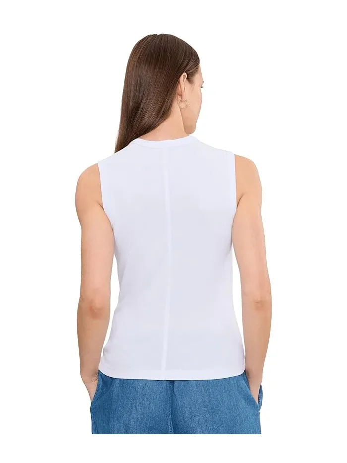 Топ Madewell The '90s Shell Tank — изображение 4 из 5, белый