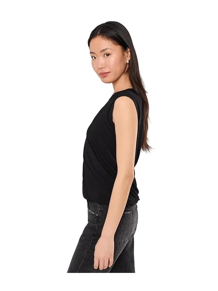 Топ Sleeveless Twist Norma Kamali — изображение 3 из 5, черный
