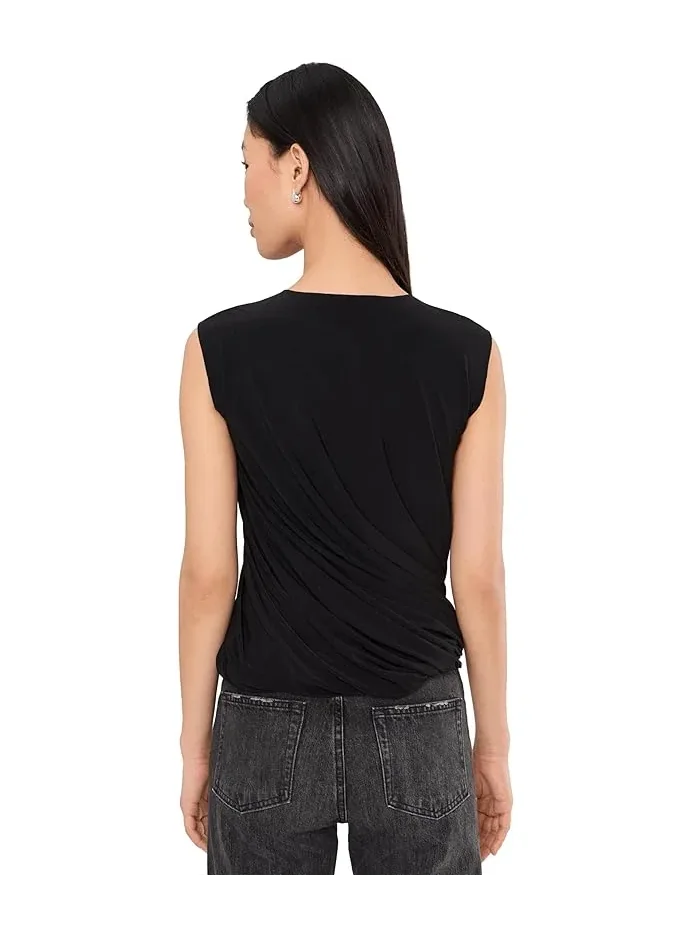 Топ Sleeveless Twist Norma Kamali — изображение 4 из 5, черный