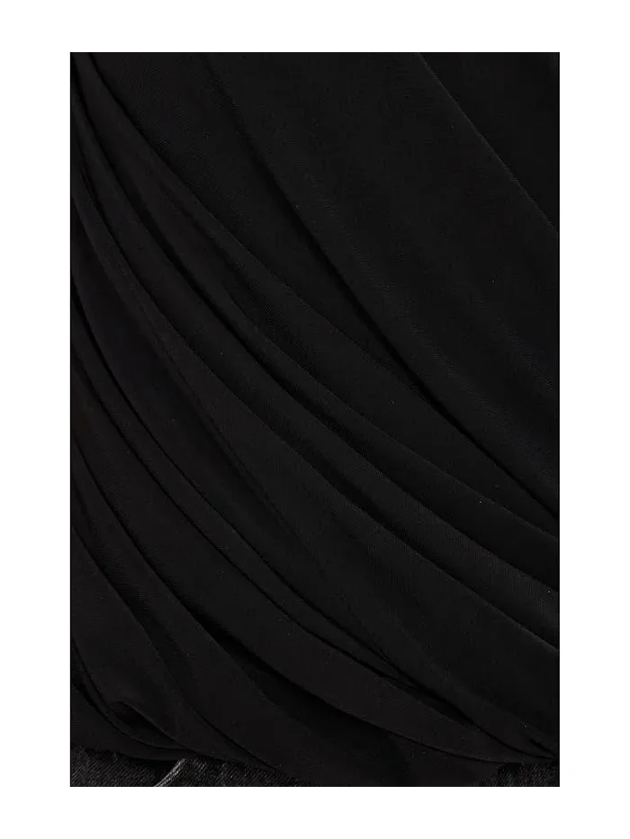Топ Sleeveless Twist Norma Kamali — изображение 5 из 5, черный
