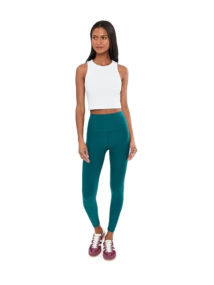 Топ Garment Dye Rib Cropped Tank Beyond Yoga — изображение 2 из 5, белый