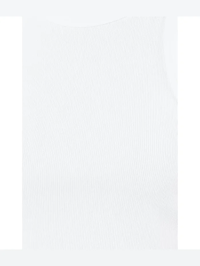 Топ Garment Dye Rib Cropped Tank Beyond Yoga — изображение 5 из 5, белый