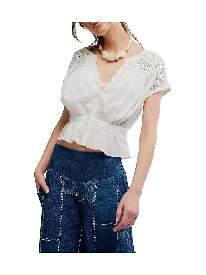 Топ с вышивкой Glimmer Free People