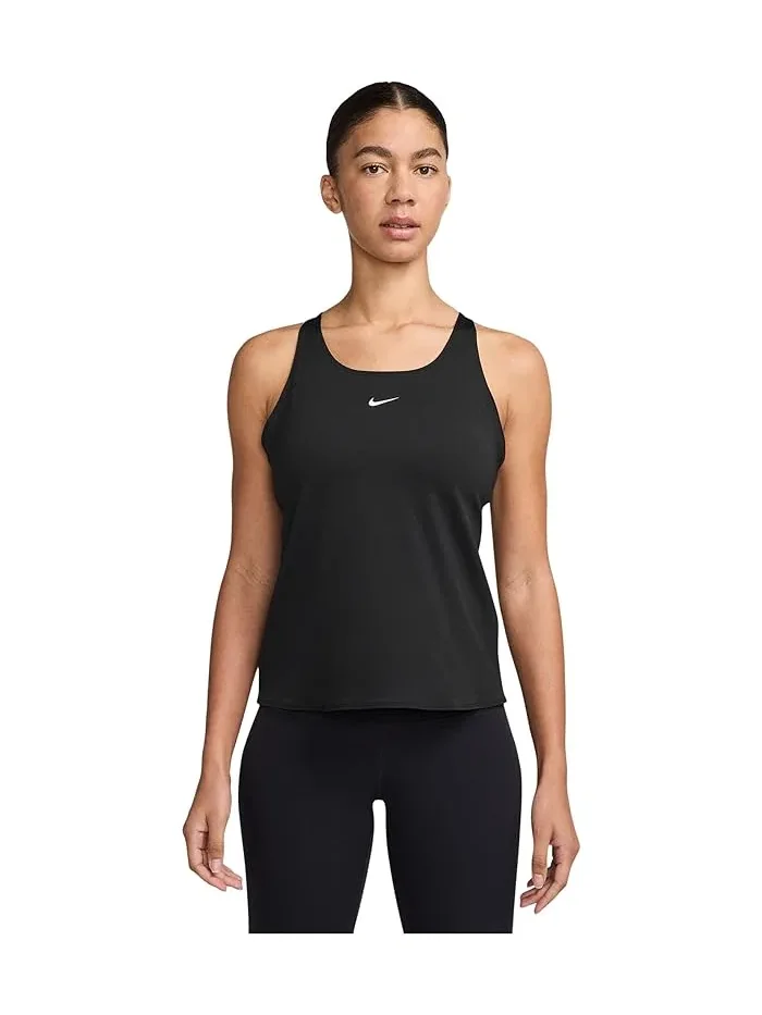 Топ Nike Pro Dri-FIT Tank Top — изображение 1 из 3, черный/белый