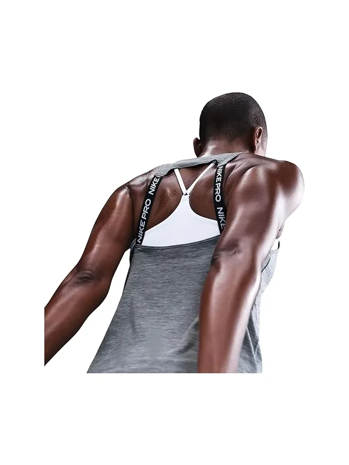 Топ Nike Pro Dri-FIT — изображение 4 из 4, серый//белый