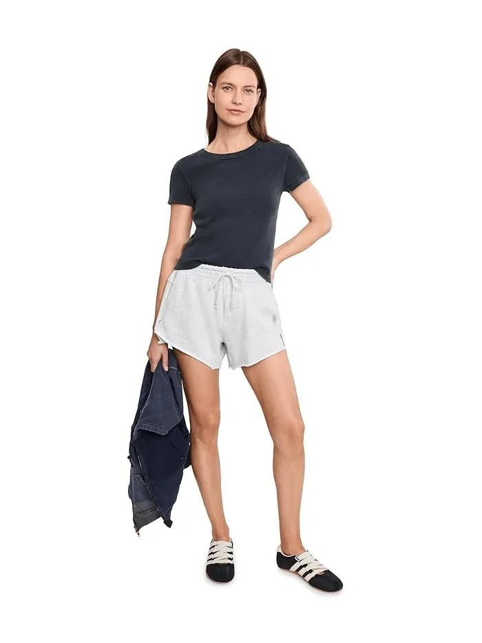 Футборка с потертостями модель Atlas Crew Tee Free People — изображение 2 из 5, песочный