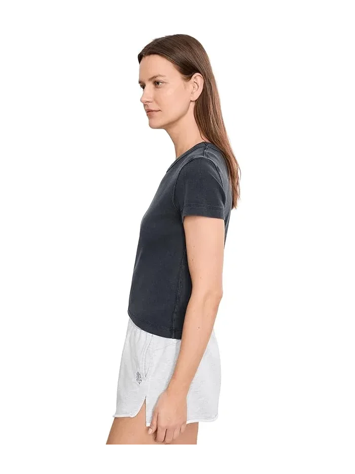 Футборка с потертостями модель Atlas Crew Tee Free People — изображение 3 из 5, песочный
