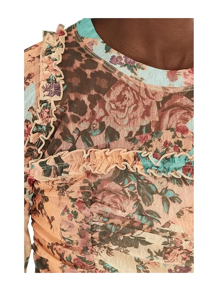 Топ с рукавами Ariana Free People — изображение 5 из 5, тауп