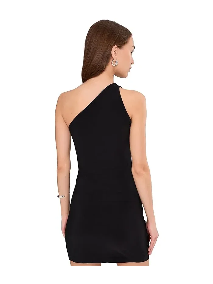 Топ Norma Kamali One Shoulder — изображение 4 из 5, черный