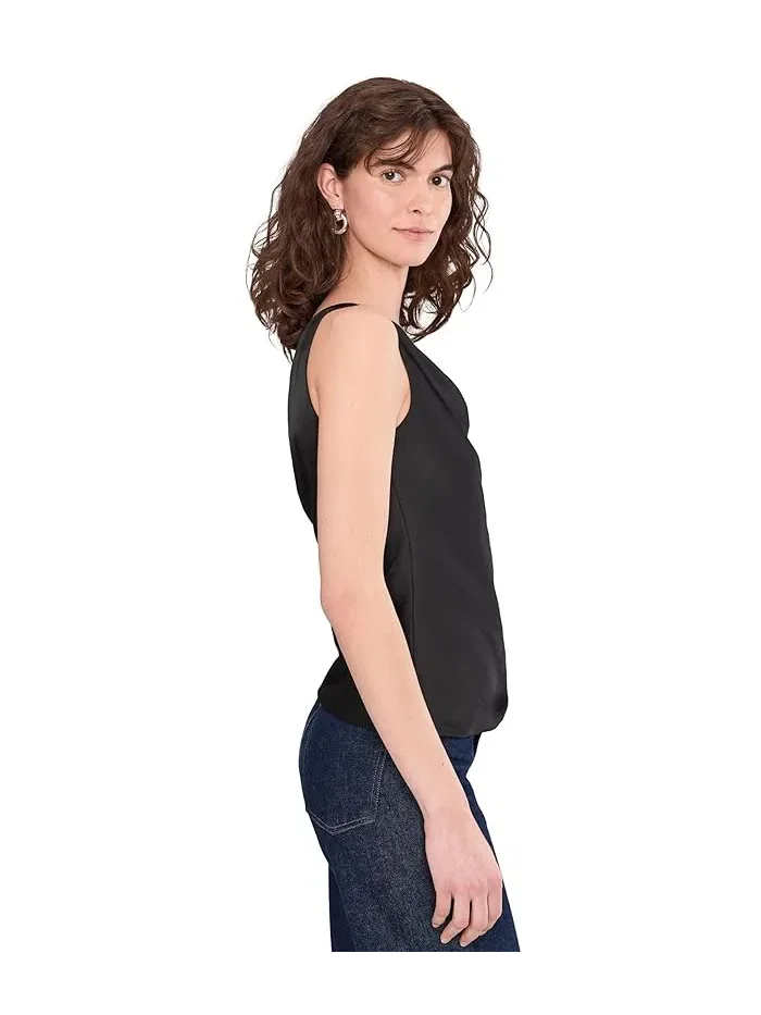 Топ Drop Shoulder Maria Norma Kamali — изображение 3 из 5, черный